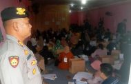 Polres Lebong Laksanakan Pengamanan Pelipatan Surat Suara Peserta Pemilu 2024 di Gudang Logistik KPU Lebong