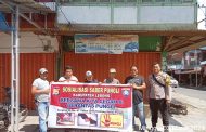 Cegah Pungli, Personel Polsek Lebong Utara Sosialisasi di Pasar Muara Aman