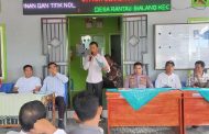 Kapolsek Kedurang Ilir Hadiri  Penetapan  Titik Nol Pembangunan  Desa Rantau Sialang Kecamatan Kedurang