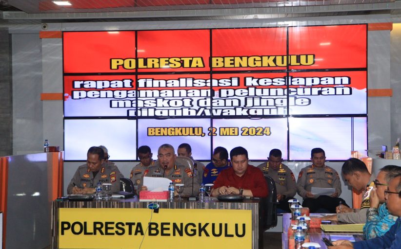 Polda dan Polresta Bengkulu Siapkan Pengamanan Maksimal untuk Peluncuran Maskot dan Jingle Pemilu Gubernur 2024