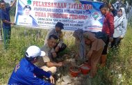 Bhabinkamtibmas Polsek Lebong Selatan Hadiri Pelaksanaan Titik Nol Pembangunan JUT di Desa Pungguk Pedaro