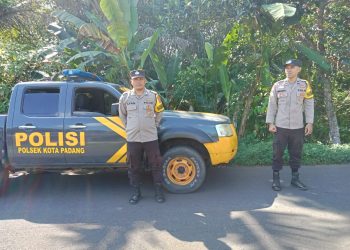 Antisipasi Tindak Pidana 3C, Polsek Kota Padang Laksanakan Patroli