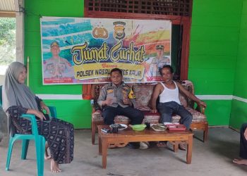 Jum’at Curhat Polsek Nasal Bersama Warga Desa Ulak Pandan