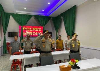 Polres Lebong Ikuti Upacara Pemuliaan Nilai-nilai Tribrata dalam Rangka Pembinaan Tradisi Peringatan Hari Bhayangkara Ke-78