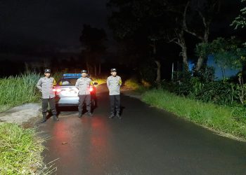 Patroli Rutin Polsek Selupu Rejang Antisipasi Tindak Pidana dan Balap Liar