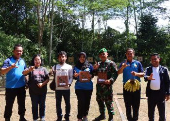 Sambut Hari Bhayangkara Ke-78, Polres Lebong Gelar Lomba Menembak