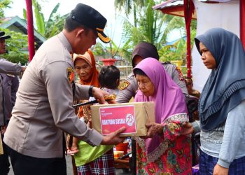 Sambut Hari Bhayangkara, Polres Lebong Kembali Distribusikan 250 Paket Bansos