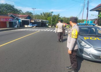 Polsek Selupu Rejang Lakukan Patroli Rutin Antisipasi Tindak Pidana