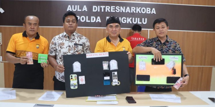 Ditresnarkoba Polda Bengkulu Berhasil Amankan Tiga Pelaku Penyalahguna Narkotika