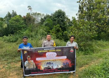 Sambang, Bhabinkamtibmas Polsek Lebong Atas Sampaikan Imbauan Kamtibmas