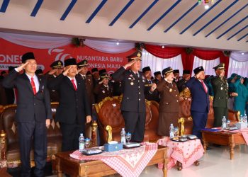 Kapolres Lebong Ikuti Upacara Peringatan HUT RI Ke-79
