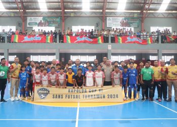 Kapolda Bengkulu Secara Resmi Buka Kapolda Cup VI SANS Turnamen Futsal