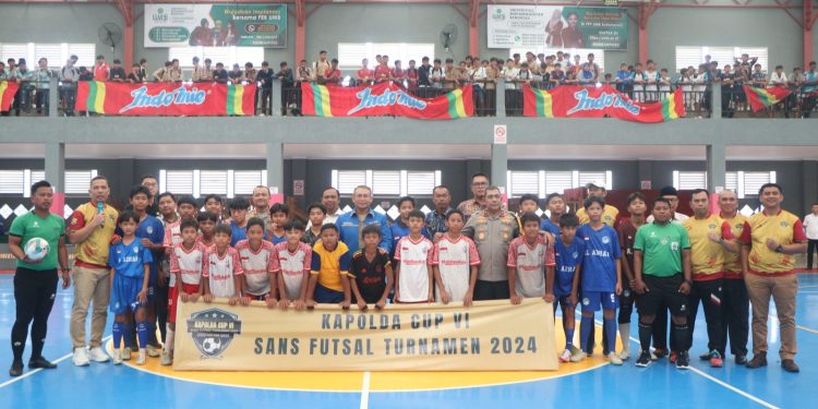 Kapolda Bengkulu Secara Resmi Buka Kapolda Cup VI SANS Turnamen Futsal