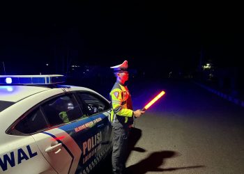 Antisipasi Balap Liar, Satlantas Polres Kaur Gelar Patroli di Area Rawan