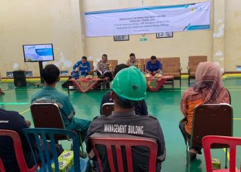 Kabag Ops dan Kasat Lantas Hadiri Sosialisasi K3 Internal dan Safety Driving di PT PLTA Tes