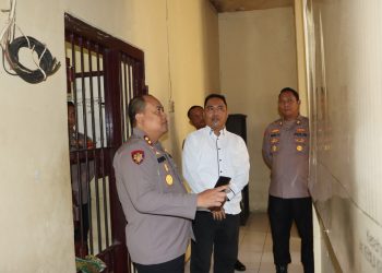 Kapolres Kepahiang Cek Ruang Tahanan Dan Berikan Penekanan Kepada Petugas Jaga Tahanan