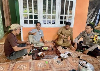 Bhabinkamtibmas himbau warga agar tetap jaga kerukunan selama tahapan Pilkada 2024 berlangsung