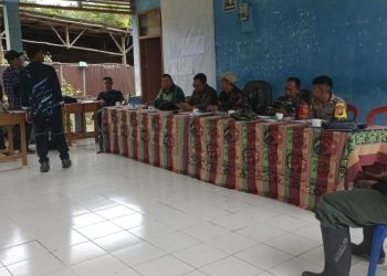 Bhabinkamtibmas Polsek Lebong Utara Hadiri Rapat Penanganan Konflik Tumbuhan dan Satwa Liar dengan Manusia