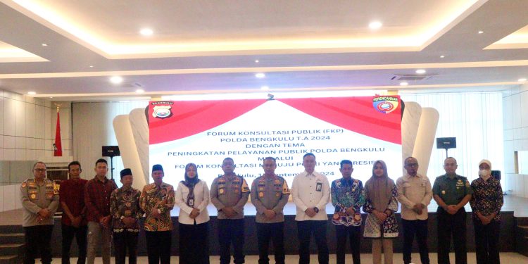 Tingkatkan Pelayanan Kepada Masyarakat, Polda Bengkulu Gelar Rapat Forum Konsultasi Publik (FKP) T.A. 2024