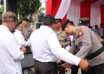 Tetap Kondusif, Polres Kepahiang Laksanakan Pengamanan Tahapan Pengundian Nomor Urut Calon Bupati dan Wakil Bupati Kepahiang