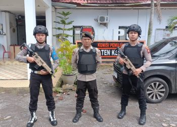 Polres Kepahiang Perketat Pengamanan Kantor Penyelenggara Pemili Demi Menciptakan Pilkada Tahun 2024 Tetap Aman dan Kondusif