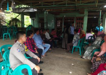 Polsek Lebong Atas Monitoring Giat Cawabup di Desa Tabeak Blau, Sekaligus Laksanakan Cooling System