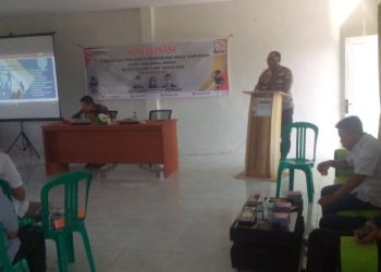 Kapolsek Lebong Atas Jadi Narasumber Sosialisasi Pengawasan Pemilu Partisipatif