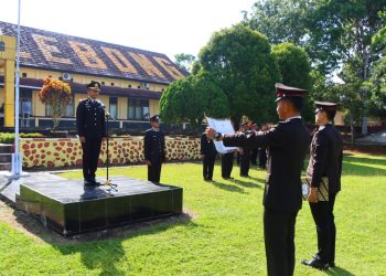 Polres Lebong Gelar Upacara Peringatan Hari Kesaktian Pancasila