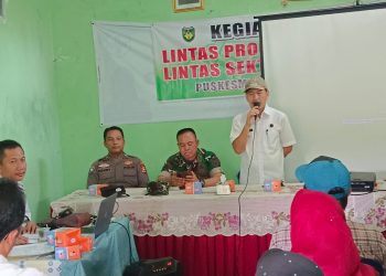 Kanit Binmas Polsek Kota Manna Menghadiri Kegiatan Rapat Lintas Program Lintas Sektor di Puskesmas M. Taha