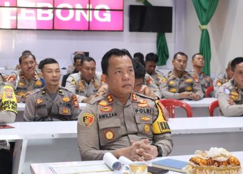 Polres Lebong dan Polsek Jajaran Ikuti Anev Mingguan Yang Dipimpin Kapolda Bengkulu.