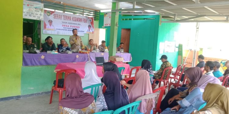 Monitor Perkembangan Pembangunan Desa Binaan Bhabinkamtibmas Polsek Pino Hadiri Undangan Desa Ganjuh