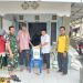 Sambang, Bhabinkamtibmas Polsek Lebong Selatan Hadiri Penyaluran Bantuan Beras di Desa Sukasari