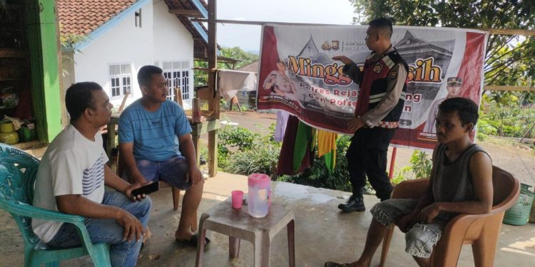 Dengarkan Aspirasi Masyarakat, Polsek PUT Laksanakan Minggu Kasih