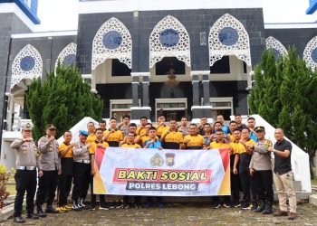 Jalankan Program Prioritas Kapolda Bengkulu, Polres Lebong Gelar Bakti Sosial