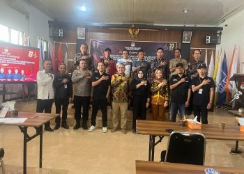 Kabag Ops Polres Lebong Hadiri Rapat Persiapan Fasilitasi Iklan Kampanye