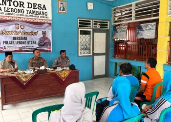 Polsek Lebong Utara Gelar Jumat Curhat di Desa Lebong Tambang