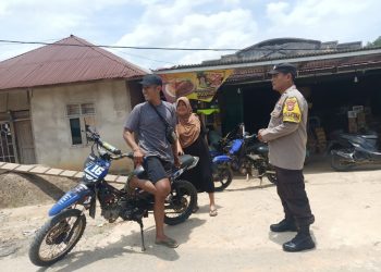 Cooling System, Polsek Muara Sahung Laksanakan Patroli KRYD dan Sambang Warga Jelang Pilkada 2024