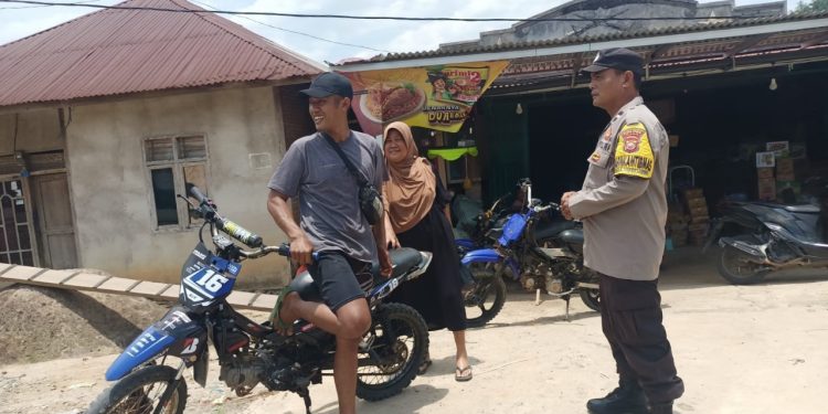 Polsek Muara Sahung Laksanakan Patroli KRYD dan Sambang Warga Jelang Pilkada 2024
