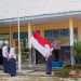 Jadi Pembina Upacara di Sekolah, Bhabinkamtibmas Polsek Lebong Utara Sampaian Imbauan Kamtibmas