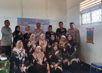 Cegah Bulliying, Kasat Binmas Sosialisasi di SDN 77 Lebong