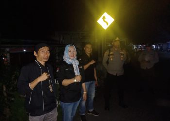 Polsek Lebong Utara Laksanakan Pengamanan Pertemuan Timses Paslon H Azhari-Bambang ASB