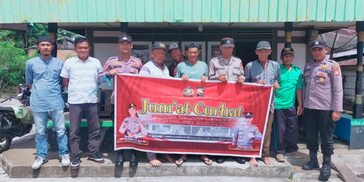 Polsek Sindang Dataran Gelar Jumat Curhat Bareng Bhabinkamtibmas