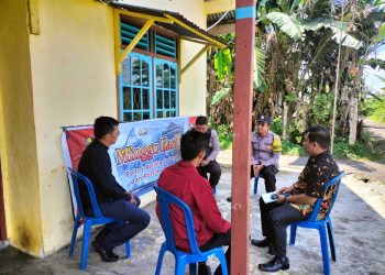 Cooling System, Bhabinkamtibmas Polsek Selupu Rejang Jalin Komunikasi Kamtibmas Jelang Pilkada di Kabupaten Rejang Lebong