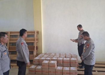 Polres Bengkulu Selatan Perketat Pengamanan Gudang Logistik KPU BS Jelang Pilkada 2024