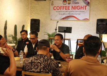 “Coffee Night”, Polres Lebong-SMSI Sinergi Ciptakan Pilkada Damai