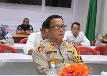 Polres Lebong Ikuti Zoom Meeting Terkait Pengamanan Distribusi Logistik Pilkada
