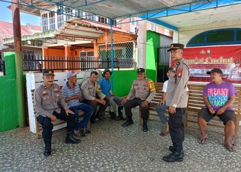 Polsek Kotapadang Gelar Jumat Curhat Bersama Warga Desa Durian Mas, Sampaikan Pesan Kamtibmas