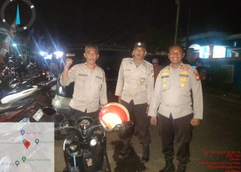 Personel Polsek Lebong Atas Lakukan Pengamanan Pertemuan Terbatas Cabup-Cawabup Nomor Urut 02