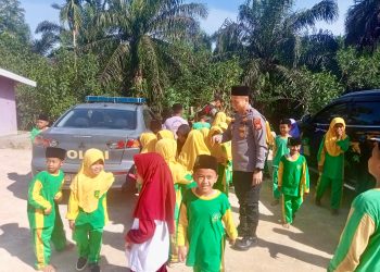 Melalui Polisi Goes to School, Polsek Sungai Rumbai Peringati Hari Sumpah Pemuda ke-96