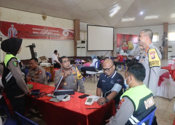 Aksi Donor Darah di Polda Bengkulu, Wujud Kepedulian Humas Polri dalam Peringati HUT ke-73
